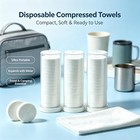    disposable Face Towel Hot Face Towel wet Wipes 60 Pcs Soft Towels  White