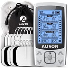 Dual Channel Tens Unit - 24 Modes Muscle Stimulator For Pain Relief  Rechargeabl