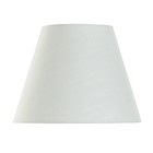 Empire Lamp Shade White Textured Fabric 2 Pack