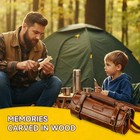 Wood Carving Kit  33pcs Wood Carving Tools Set With Thick Leather Storage Bag  D