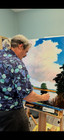 28  X 72   Highwaymen Style - All Knife Florida Oil Painting Mark Stanford Coa