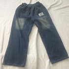 Back To School Ready With Trendy Jeans  Elastic Waist  Straight Leg  Size 10 12