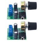 2 Pack Lm386 Mono Audio Power Amplifier Board Dc3v 12v Module Adjustable Volume