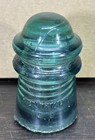 Vintage Hemingray No-9 Aqua Glass Insulator