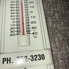 Vintage 1960 Scottsburg Building And Loan Association Scottsburg In Thermometer