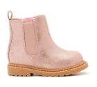 Wonder Nation Baby Toddler Girls Pink Glitter Chelsea Lug Sole Boots Shoes  2-5