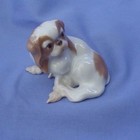 Pekingese Cavalier King Charles Bing Grondahl Denmark 3   Dog Figurine Marked