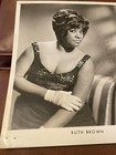 Ruth Brown Queen Of R b B w Signed Photo Autographed 8x10 Vintage