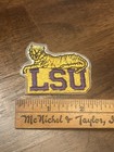 Lsu University Tigers Patch 80s Rare Iron On 2    Hat Retro Logo Football