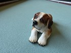 Rare Schleich Laying Female St Saint Bernard Figure 2008 Pet Dog 16380 Retired