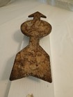 Antique Primitive Cast Iron Folk Art Arrow 11 75  Weathervane Piece