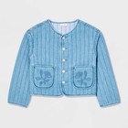 Girls  Quilted Denim Jacket - Cat   Jack