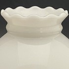 Milk Glass Hurricane Oil Lamp student Lamp Lampshade Only C1960s Usa 8  Fitter