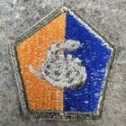 51st Army Infantry Division Cut Edge Snow Back Patch Vintage Post Wwii