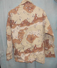 Usgi 6 Color Chocolate Chip Desert Camouflage Combat Coat 1984 Large Long