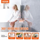 Vevor Shower Chair For Inside Shower 360 Degree Swivel Shower Seat Adjustable