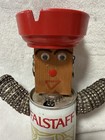 Vintage Falstaff Beer Can Handmade Folk Art Man Ashtray 1 Of 1