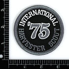 1975 International Harvester Scout Embroidered Patch Black dkgray Iron-on Sew-on