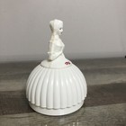 Vintage Southern Belle Victorian Lady 3 Piece Plastic Sewing Caddy