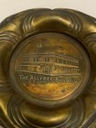 Antique The Allfree Building Newton Iowa Souvenir Metal Trinket Tray