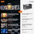 Tokmoc Five Nights Fnaf Pizza Security Room Stage Building Block Set 1388p 66039