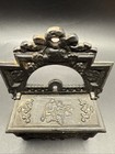 Cast Iron Match Box Safe Holder Striker Antique Wall Mount