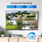 Zosi 8ch 5mp Dvr 4x Security Cctv Outdoor 1080p Camera System Night Vision 500gb