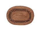 Nootka Oval Treasure Basket Ca  1900  2  H X 3 625  L X 2 375  W  Hand Woven