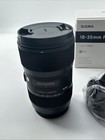 Sigma 18-35mm F 1 8 Dc Hsm Art Lens For Canon Ef With Case - Open Box