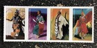 2025usa Forever - Powwows Native American Indian Culture - Horizontal Strip Of 4