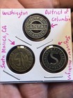 Three Transit Token Lot - Washington Dc  California   Michigan
