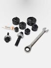 Manual Knockout Hole Punch Driver Kit Electrical Conduit Ko Tool Set 1 2 To 2 In