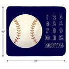 Baby Monthly Milestone Blanket Boy - Newborn Month Blanket Unisex Neutral Per   