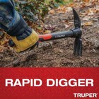 Lawn And Garden Hand Digger And Soil Cultivator Combo Digging Tiller Hoe Tool