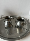 Vintage 4 Piece Williamsburg Stieff Pewter Tea Set