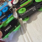 Thomas The Train And Brio Lot With Gold Thomas And White Wheel Rheneas