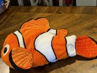 Disney Store Finding Nemo Plush Toy 18  Clown Fish Stuffed Animal Orange White