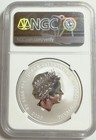2020-p Tuvalu  1 Krusty The Clown 1oz 999 Silver Coin - Ngc Ms69  Simpsons