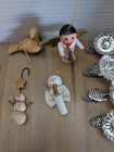 Lot Of 11 Vintage Misc  Christmas Ornaments   