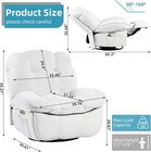 Dyhome Electric Recliner With Heating Massage Recliner