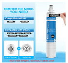 2pc Ge Rpwfe Refrigerator Water Filter Household Fridge Cartridge Filter   no Chip
