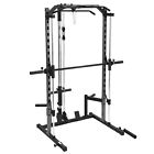 Smith Machine Power Rack Multi-function With Lat-pull Down System  cable Machine