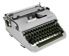 Gray 1958 Olympia Sm3 De Luxe Typewriter New Platen Pica  12 Restored Grey Sm-3