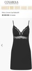 Cosabella Dolce Black Lace Full Slip Camisole Medium Curvy Adjustable Dolce2613