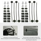 Universal Electric Radiator Fan Mounting Kit W  Zip Ties Straps  tabs 2-pack New