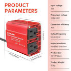 300w Car Power Inverter Dc 12v To Ac 110v Sine Wave Converter Adapter Usb 2 Ac