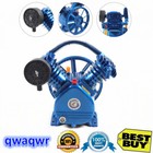 21cfm V Type Twin Cylinder 3hp Double Stage Air Compressor Pump Head 175psi New