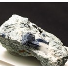 Kb  Nice    Sw Fl Blue   Red Lw Benitoite Xls  From Benitoite Gem Mine  Calif 