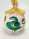 Japanese Clay Bell Dorei Snake        Amulet Good Lucky Temple Nippon Zodiac Sign