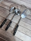 Vintage Ekco Atomic Starburst Handle Kitchen Utensil Set Of 3 Usa